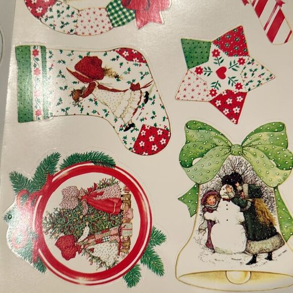 Vintage American Greetings Holly Hobbie Christmas Ornament Punch Out Book. - Picture 7 of 9